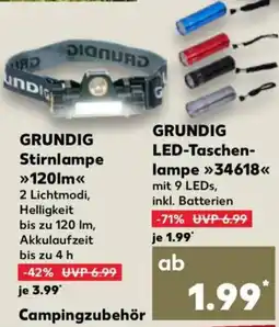 Kaufland GRUNDIG Stirnlampe »120lm« Angebot