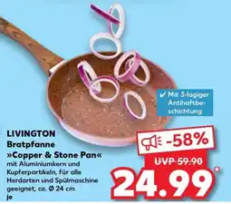 Kaufland LIVINGTON Bratpfanne »Copper & Stone Pan« Angebot