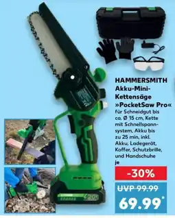 Kaufland HAMMERSMITH Akku-Mini-Kettensäge »PocketSaw Pro« Angebot