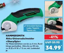 Kaufland HAMMERSMITH Akku-Universalschneider »SharpSpin« Angebot