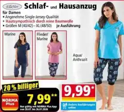 Norma ElleNor Schlaf- und Hausanzug für Damen Angebot