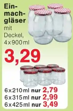 Wiglo Wunderland Einmachgläser mit Deckel Angebot