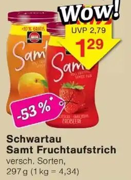 Wiglo Wunderland Schwartau Samt Fruchtaufstrich Angebot