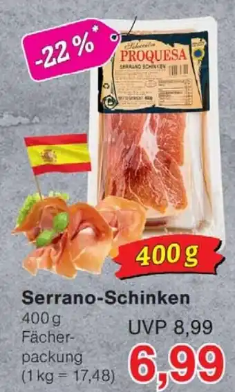 Wiglo Wunderland PROQUESA Serrano-Schinken Angebot