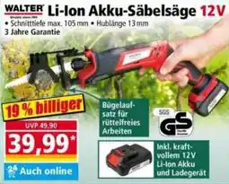 Norma WALTER Li-Ion Akku-Säbelsäge Angebot