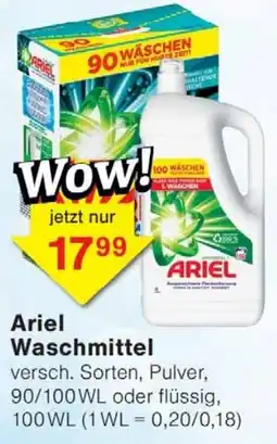 Wiglo Wunderland Ariel Waschmittel Angebot