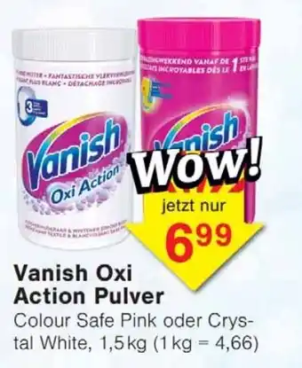 Wiglo Wunderland Vanish Oxi Action Pulver Angebot