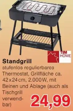 Wiglo Wunderland Standgrill TIM HOME Angebot