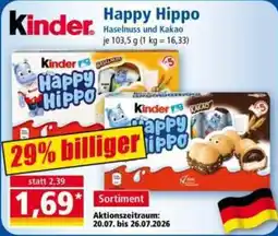 Norma Kinder Happy Hippo Angebot