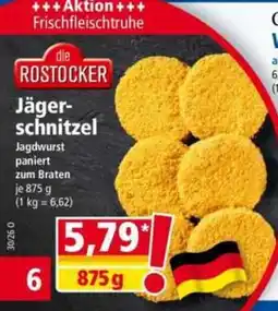 Norma die ROSTOCKER Jäger-schnitzel Angebot