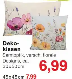 Wiglo Wunderland Deko-kissen Samtoptik Angebot