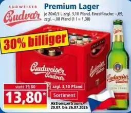 Norma Budweiser Budvar Premium Lager Angebot