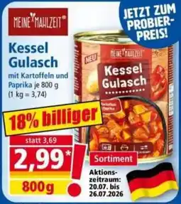Norma MEINE MAHLZEIT Kessel Gulasch Angebot