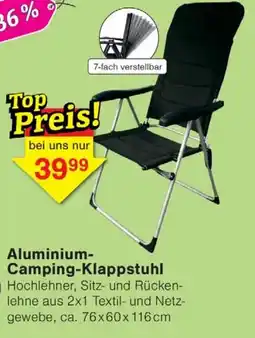 Wiglo Wunderland Aluminium-Camping-Klappstuhl Angebot