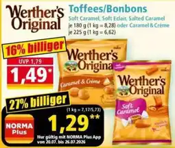 Norma Werther's Original Toffees/Bonbons Angebot