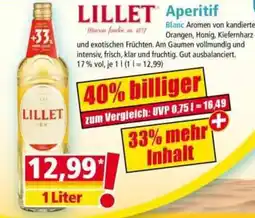 Norma LILLET Aperitif Angebot