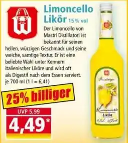 Norma Limoncello Likör Angebot