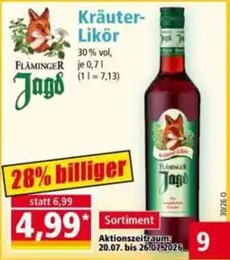 Norma Kräuter-Likör FLÄMINGER Jagd Angebot