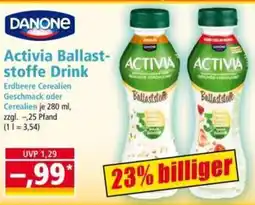 Norma DANONE Activia Ballaststoffe Drink Angebot