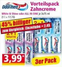Norma Odolmed3 Zahnpasta Angebot