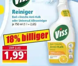 Norma Viss Reiniger Bad + Dusche Anti-Kalk Citrus Angebot