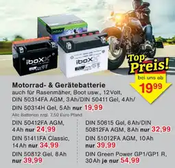 Wiglo Wunderland Motorrad- & Gerätebatterie ibox Angebot