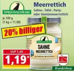 Norma Spreewaldrabe Meerrettich Angebot