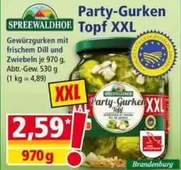 Norma Spreewaldhof Party-Gurken Topf XXL Angebot