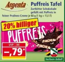 Norma Argenta Pufffreis Tafel Angebot