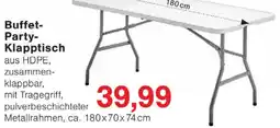 Wiglo Wunderland Buffet-Party-Klapptisch Angebot