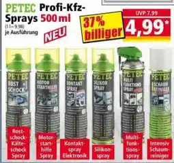Norma PETEC Profi-Kfz-Sprays Angebot