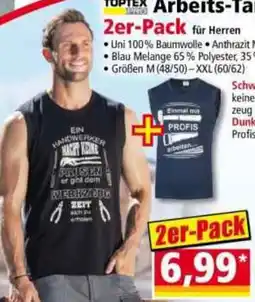 Norma TOPTEX Arbeits-Tank Angebot