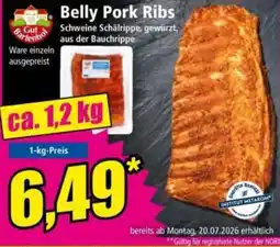 Norma Gut Bartenhof Belly Pork Ribs Angebot