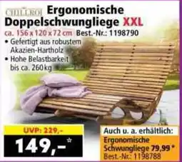 Norma CHILLEO Ergonomische Doppelschwungliege XXL Angebot