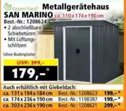 Norma Metallgerätehaus SAN MARINO Angebot
