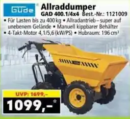Norma Gude Allraddumper GAD 400.1/4x4 Angebot