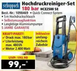Norma Scheppach Hochdruckreiniger-Set Angebot
