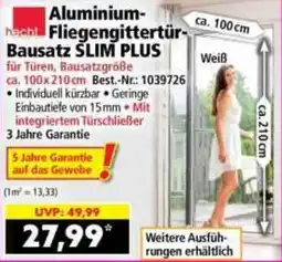 Norma Aluminium-Fliegengittertür-Bausatz SLIM PLUS Angebot