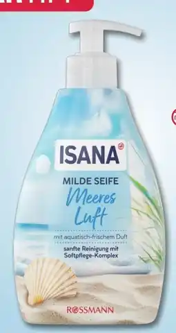 Rossmann Isana Seife im Spender Angebot
