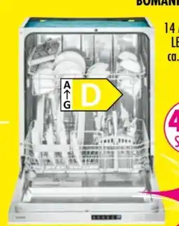 Möbel Boss Bomann Einbau-Geschirrspüler GSPE7421VI Angebot