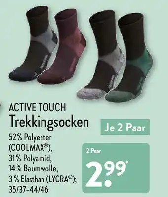 Aldi Nord Active Touch Trekkingsocken Angebot