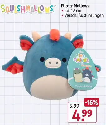 Rossmann Squishmallows flip-a-mallows Angebot