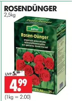 Wreesmann Rosendünger Angebot