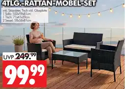 Wreesmann Rattan-möbel-set Angebot