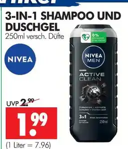 Wreesmann Nivea 3-in-1 shampoo und duschgel Angebot