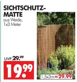 Wreesmann Sichtschutz-matte 1x3 meter Angebot