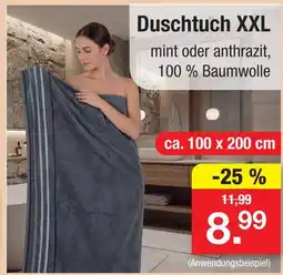 Zimmermann Duschtuch xxl mint Angebot