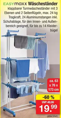 Zimmermann Easymaxx wäscheständer Angebot