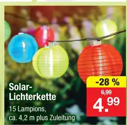 Zimmermann Solar-lichterkette Angebot