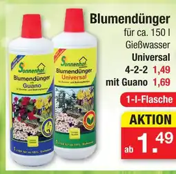 Zimmermann Sonnenhof blumendünger universal 4-2-2 Angebot